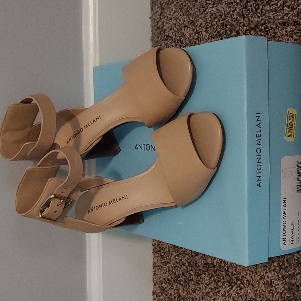 Antonio Melani Block Heeled Sandals